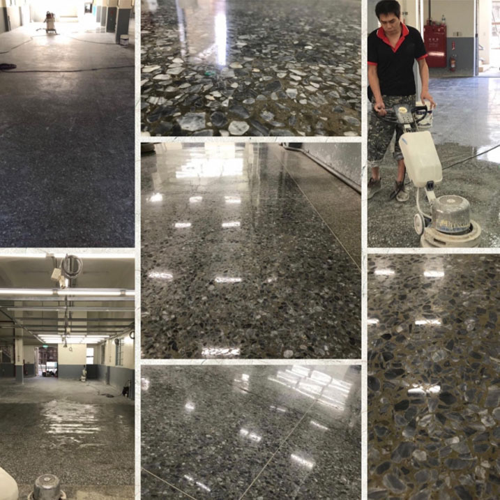 台中洗石子研磨拋光